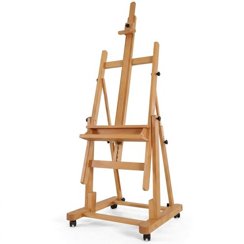 VISWIN Heavy-Duty H Frame Easel with wheels and storage