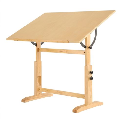 VISWIN Wood Drafting Table for art studio