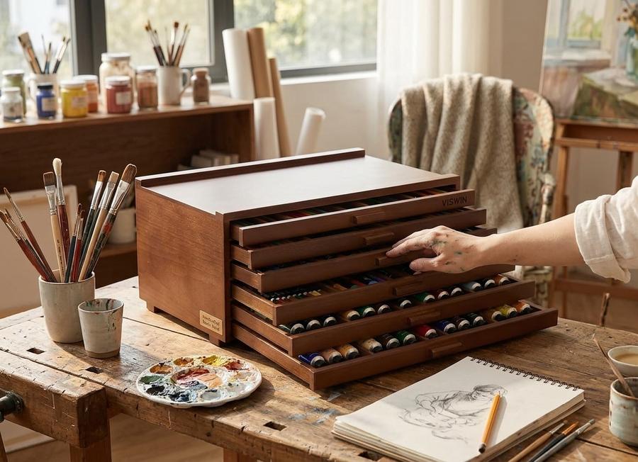 Studio organization tips for artists